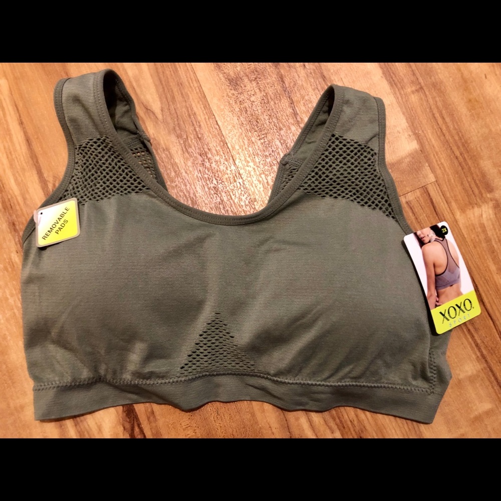 NWT: XOXO Sport - Racerback Sports Bra (2X)